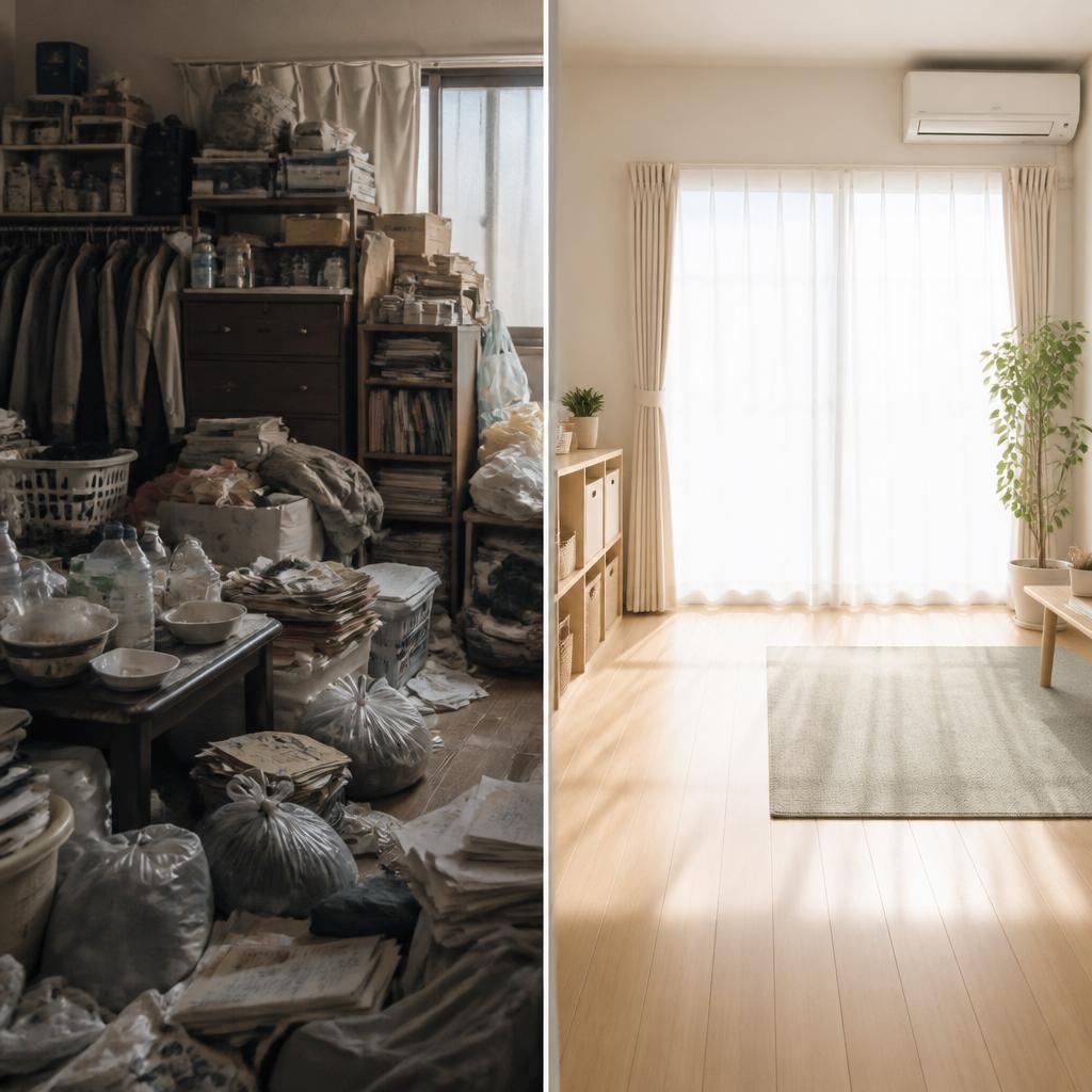 汚部屋からの脱出！自力で片づけるための手順とモチベーション維持法