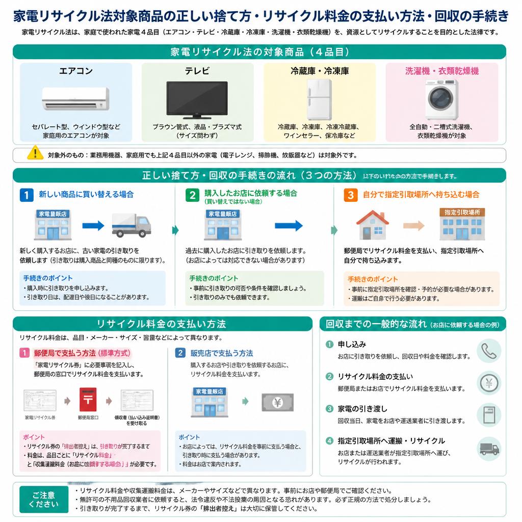 正しい捨て方と手続き