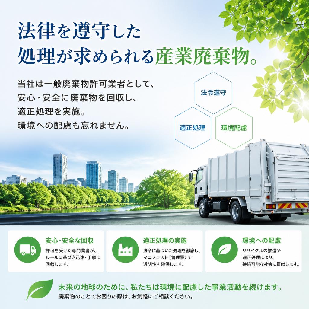 産業廃棄物の適切な処理