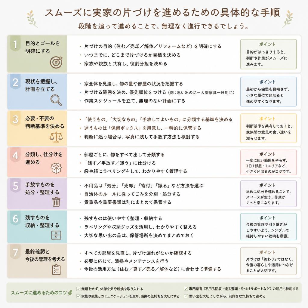 5. 断捨離を進める手順