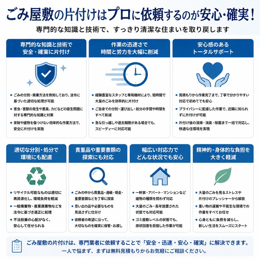 業者に頼るべき理由