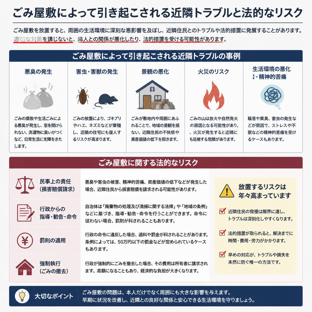 近隣トラブルの仮想と法的リスク
