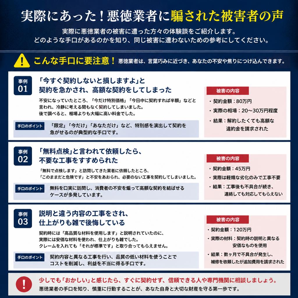 被害の実例